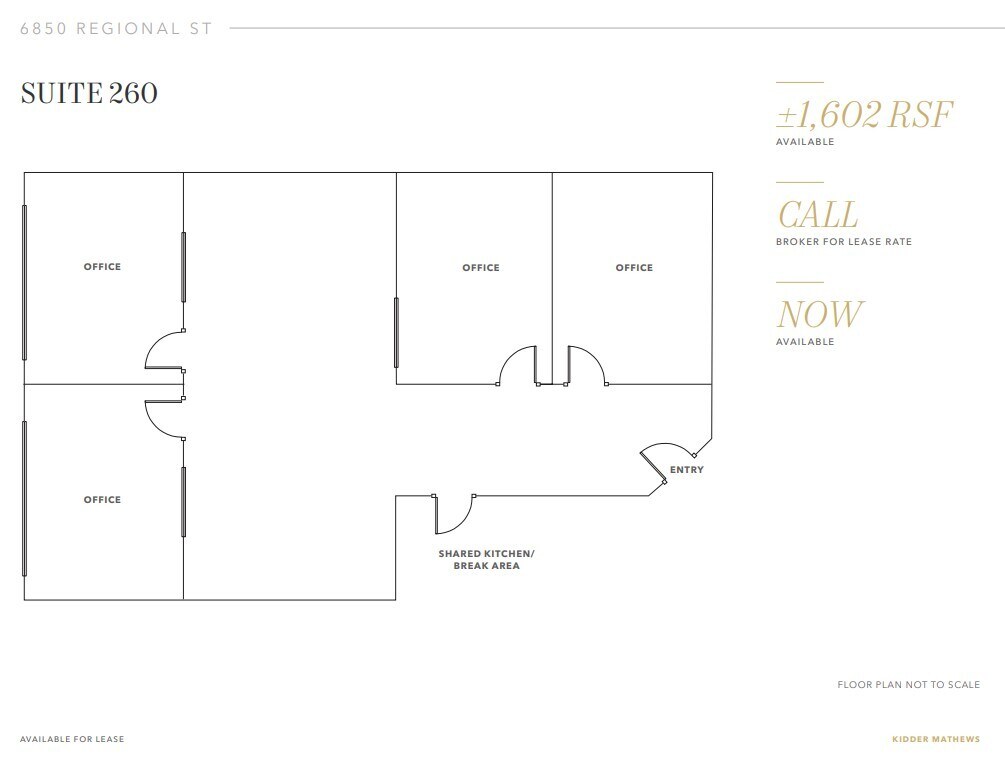 6850 Regional St, Dublin, CA for sale Floor Plan- Image 1 of 2