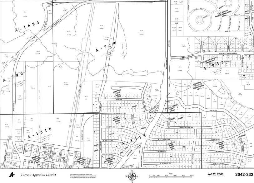 800 N Crowley Rd, Crowley, TX for sale - Plat Map - Image 2 of 4