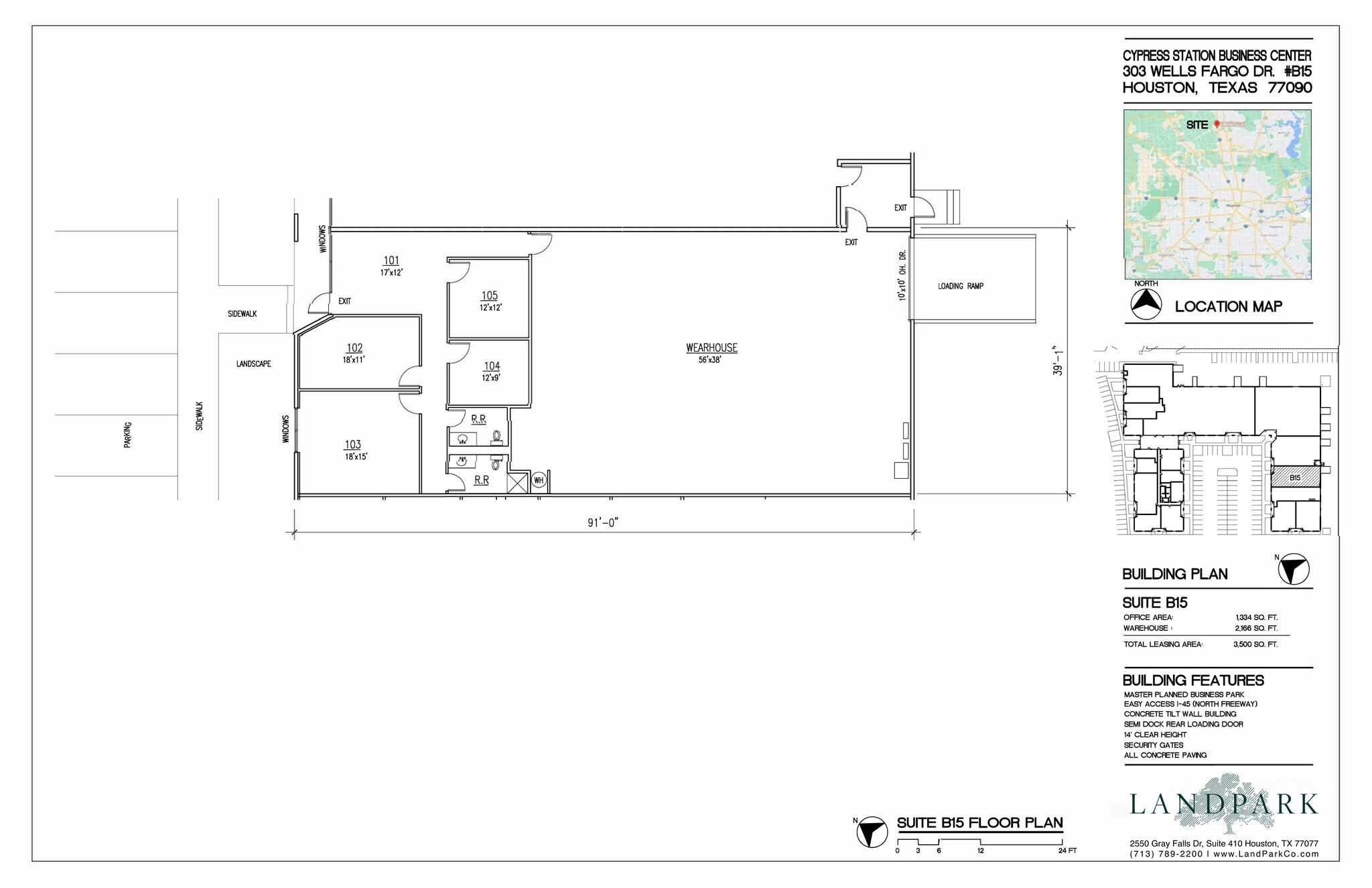 301 Wells Fargo Dr, Houston, TX à louer Plan de site- Image 1 de 1