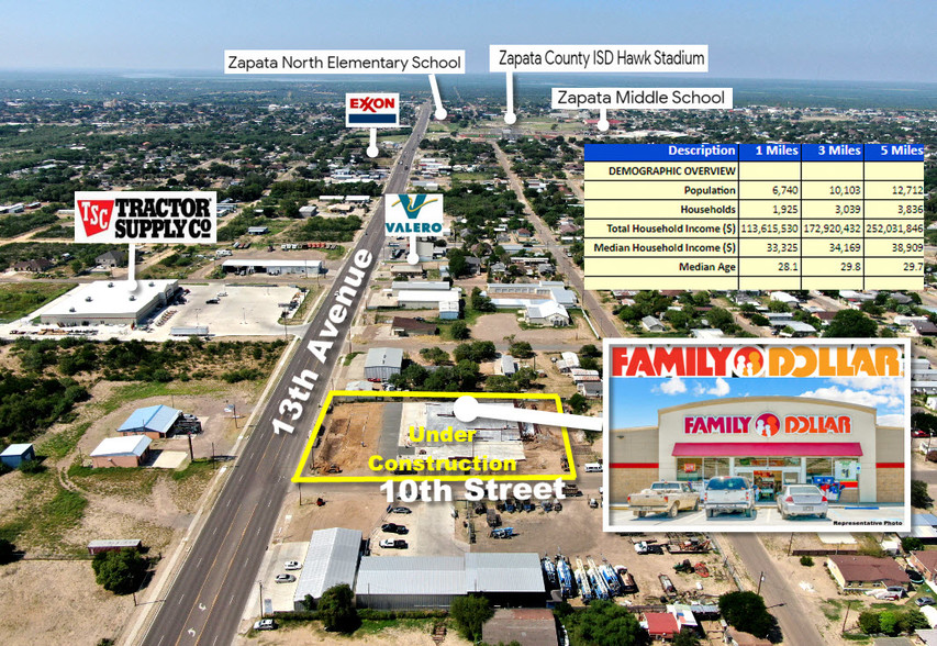 1343 10th St, Zapata, TX for sale - Building Photo - Image 1 of 1