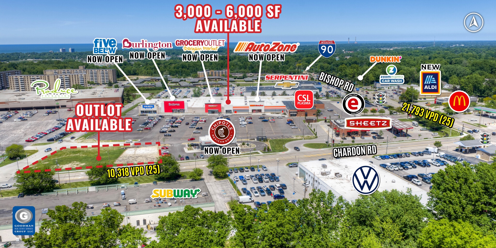 28301 Chardon Rd, Willoughby Hills, OH for lease Aerial- Image 1 of 8