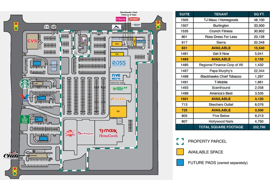 1499-1593 W Mason St, Green Bay, WI à louer - Photo du bâtiment - Image 2 de 5