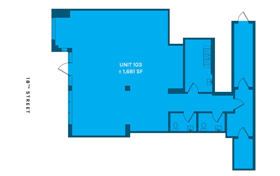 1800 Bay Rd, Miami Beach, FL à louer - Plan d’étage - Image 2 de 2