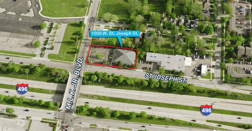 1000 W Saint Joseph St, Lansing, MI à louer - Aérien - Image 2 de 2