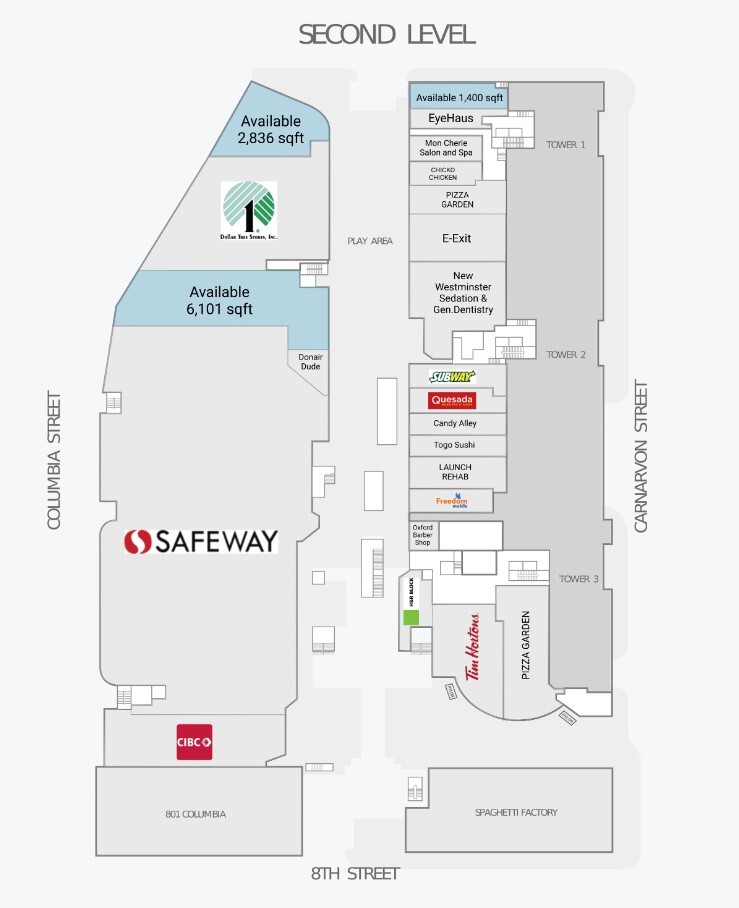 800 Carnarvon St, New Westminster, BC for lease Floor Plan- Image 1 of 1