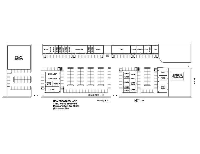 13373 Perris Blvd, Moreno Valley, CA à louer - Plan de site - Image 2 de 9