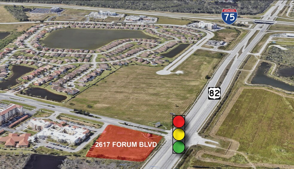 2617 Forum Blvd, Fort Myers, FL à vendre - Aérien - Image 1 de 2