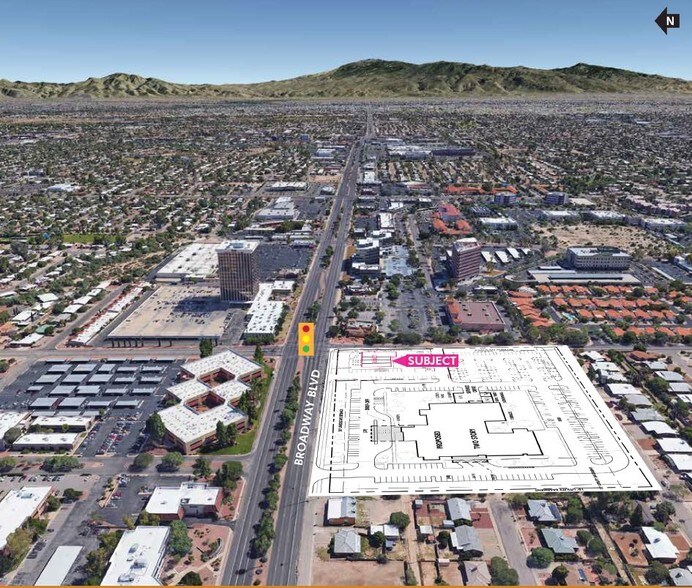 5004-5056 E Broadway Blvd, Tucson, AZ à vendre - Photo du bâtiment - Image 2 de 6