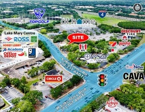 3850 Lake Emma Rd, Lake Mary, FL - Aérien Vue de la carte - Image1