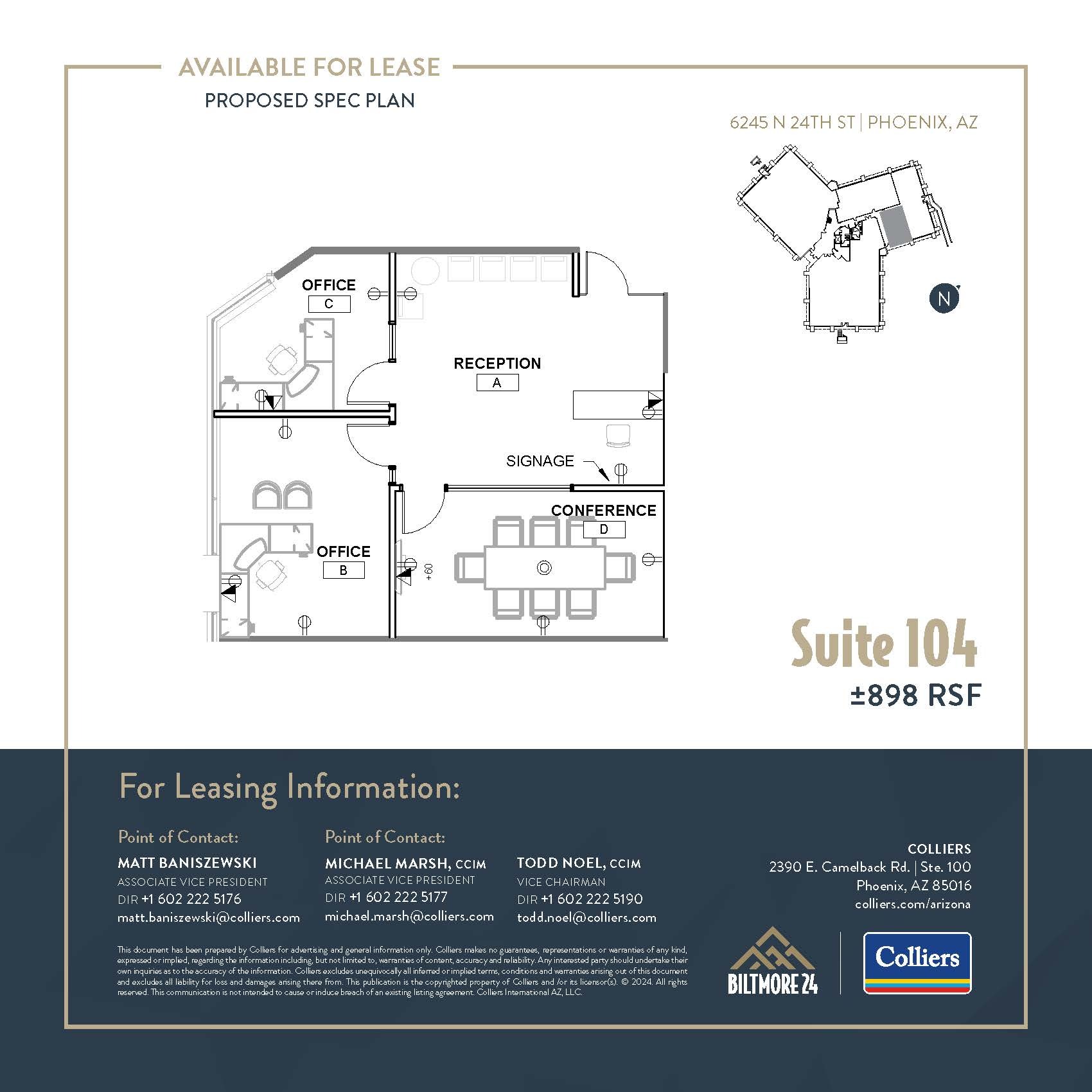 6245 N 24th Pky, Phoenix, AZ for lease Floor Plan- Image 1 of 1