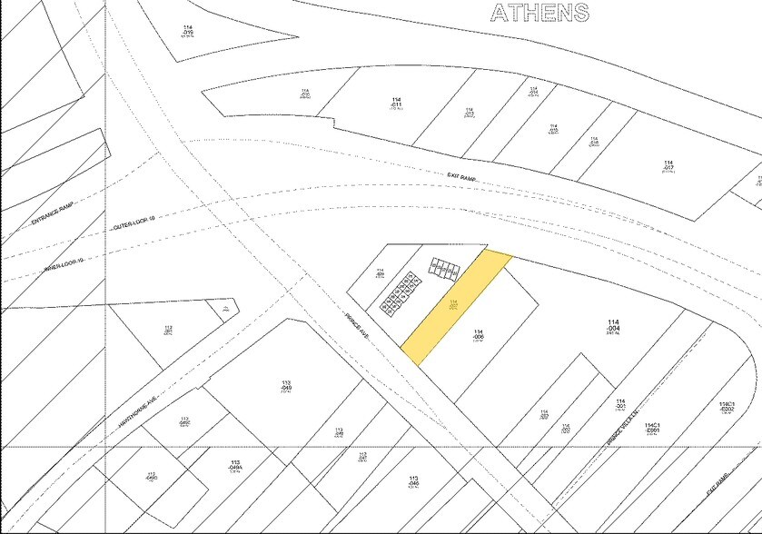 2340 Prince Ave, Athens, GA à louer - Plan cadastral - Image 3 de 3