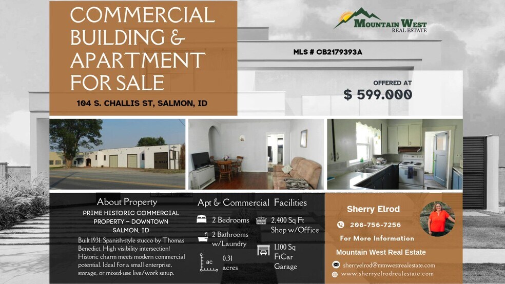 104 Challis St, Salmon, ID à vendre - Vidéo sur l’inscription commerciale - Image 2 de 58