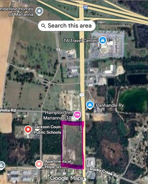 1972 Hope School Dr, Marianna, FL for sale - Aerial - Image 2 of 2