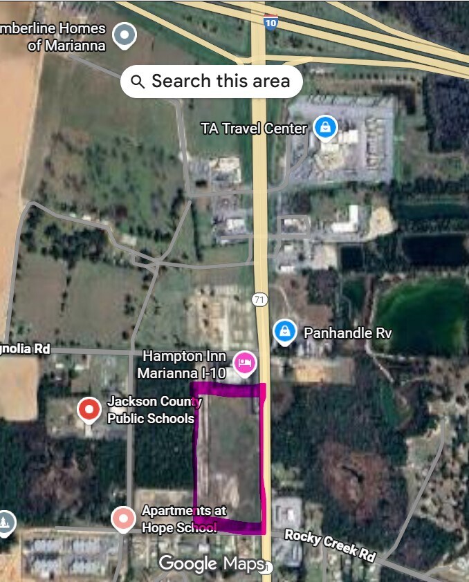 1972 Hope School Dr, Marianna, FL for sale Aerial- Image 1 of 3