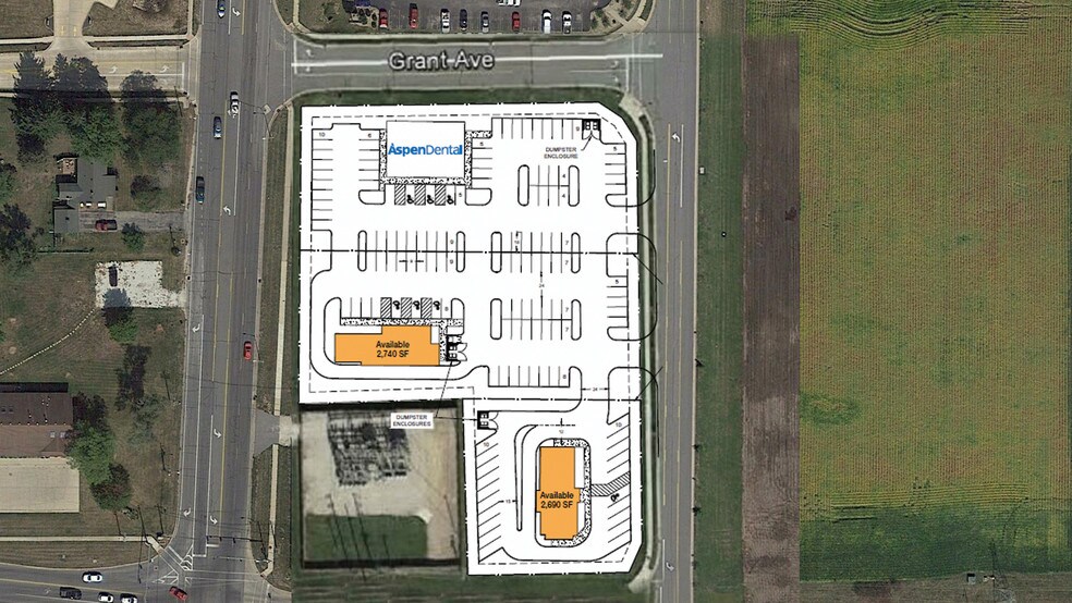 100 N Seminary St, Galesburg, IL à louer - Plan de site - Image 3 de 4