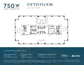 750 W John Carpenter Fwy, Irving, TX à louer Plan d’étage- Image 1 de 1