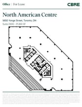 5650 Yonge St, Toronto, ON for lease Floor Plan- Image 1 of 1