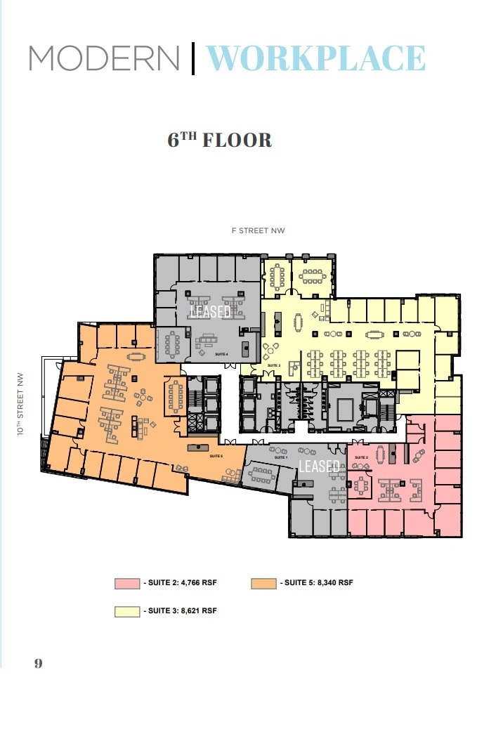 950 F St NW, Washington, DC for lease Floor Plan- Image 1 of 13