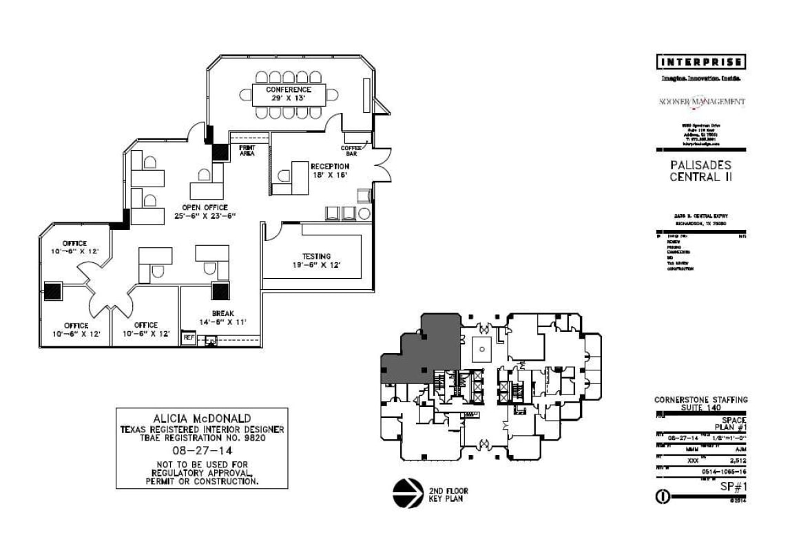 2435 N Central Expy, Richardson, TX à louer Plan d’étage- Image 1 de 1
