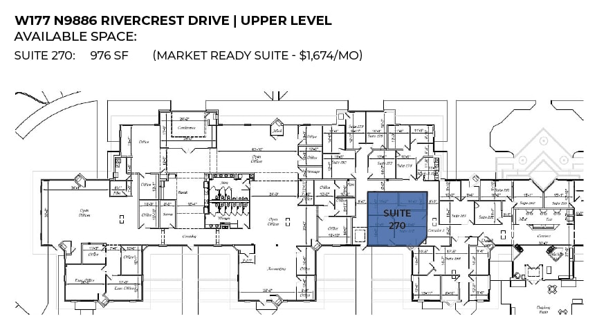 W177N9856-W178 N9912 Rivercrest Dr, Germantown, WI for lease Floor Plan- Image 1 of 1