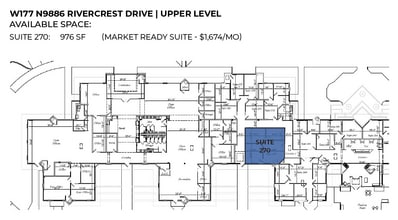 W177N9856-W178 N9912 Rivercrest Dr, Germantown, WI for lease Floor Plan- Image 1 of 1