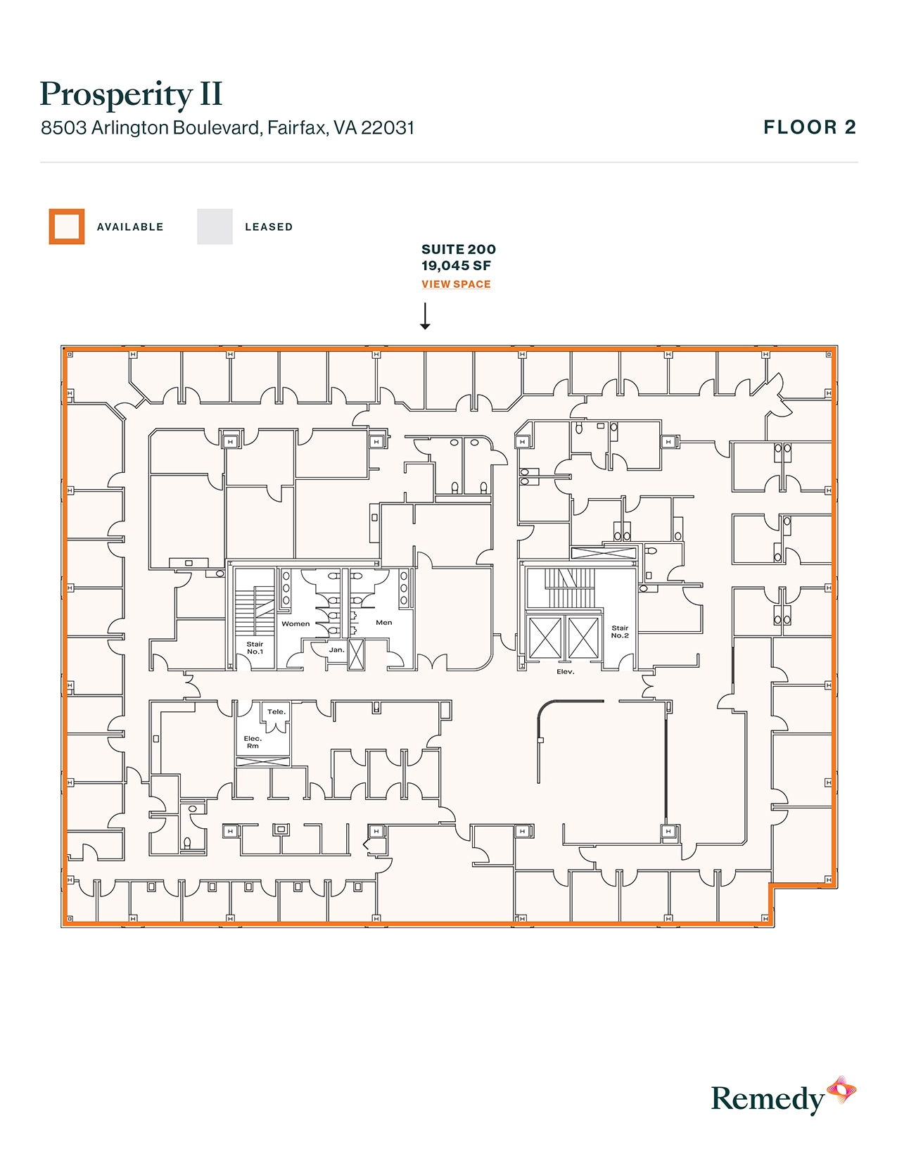 8501 Arlington Blvd, Merrifield, VA for lease Floor Plan- Image 1 of 1