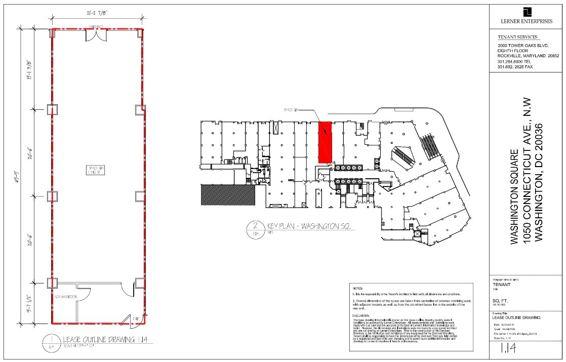 1050 Connecticut Ave NW, Washington, DC for lease Floor Plan- Image 1 of 1