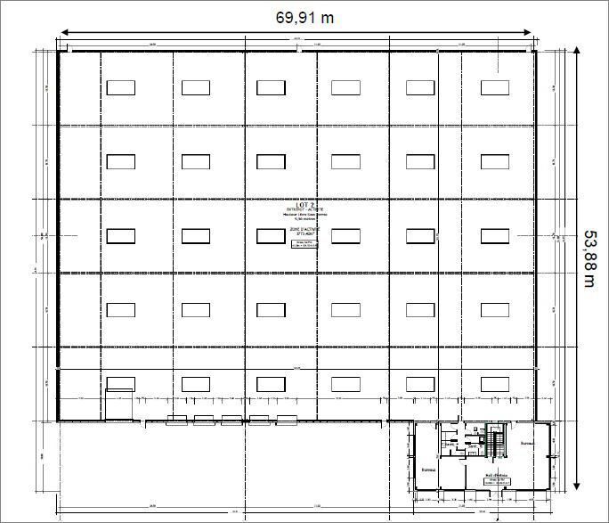 Industrial in Le Mesnil-Amelot for lease - Floor Plan - Image 3 of 6