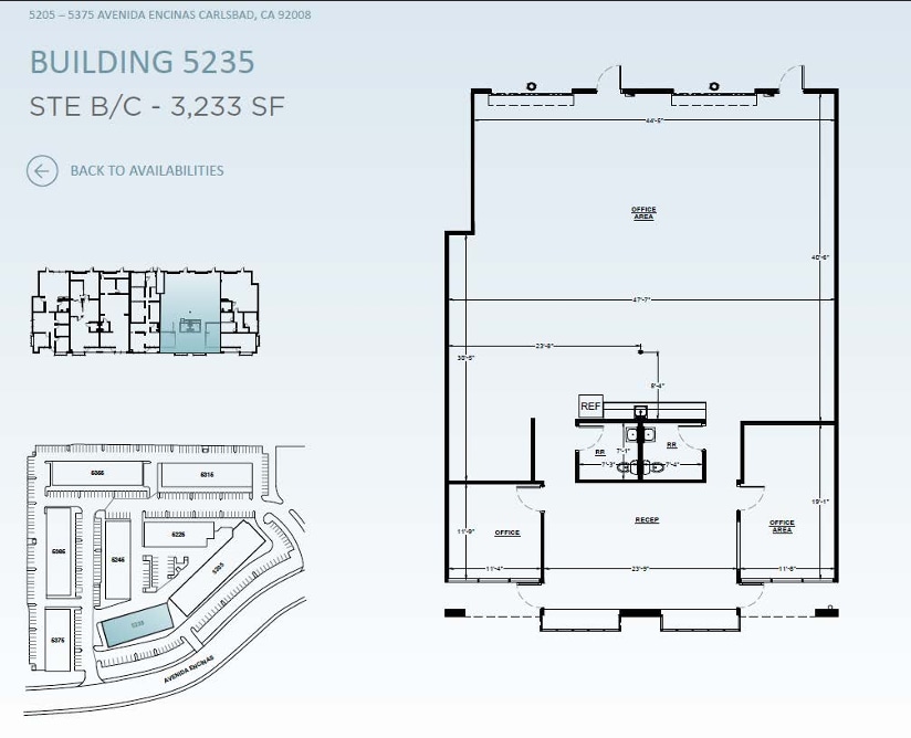 5205 Avenida Encinas, Carlsbad, CA à louer Plan d’étage- Image 1 de 1