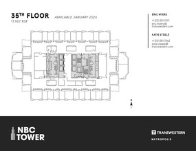 455 N Cityfront Plaza Dr, Chicago, IL for lease Floor Plan- Image 1 of 2