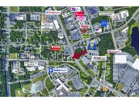 3711 N Roxboro St, Durham, NC - AERIAL  map view