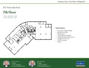 801 Warrenville Rd, Lisle, IL à louer Plan d’étage- Image 1 de 1