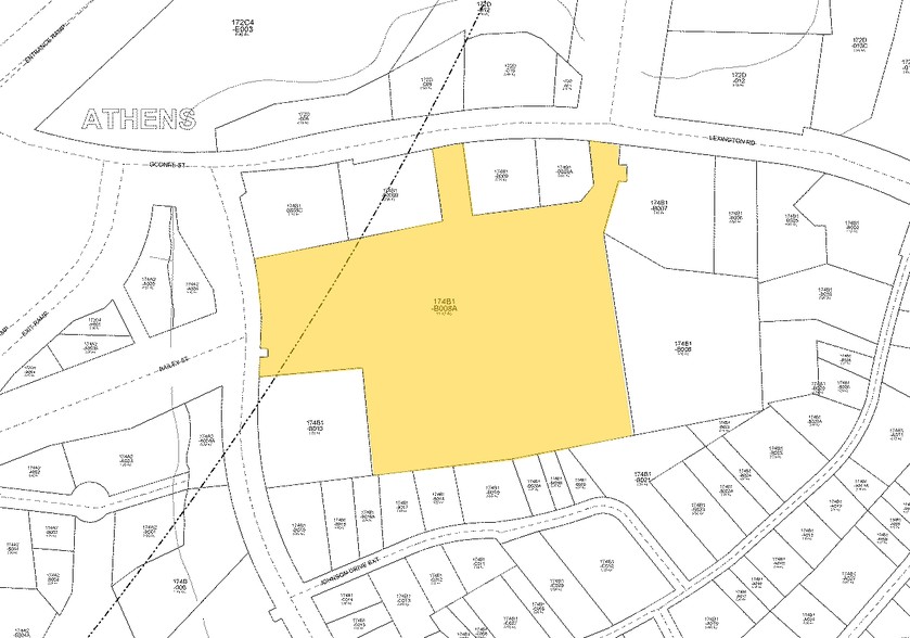 1575 Lexington Rd, Athens, GA à vendre - Plan cadastral - Image 1 de 1