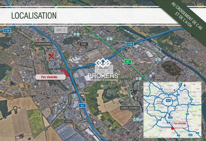 Industrial in Lisses for lease - Building Photo - Image 2 of 3