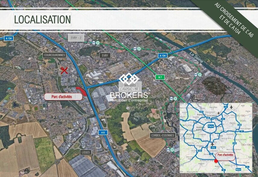 Industriel dans Lisses à louer - Photo du bâtiment - Image 2 de 3