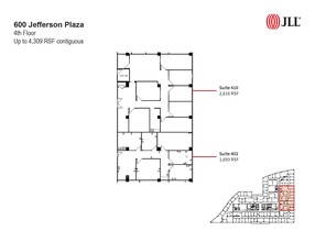 600 Jefferson Plz, Rockville, MD à louer Plan d  tage- Image 2 de 2