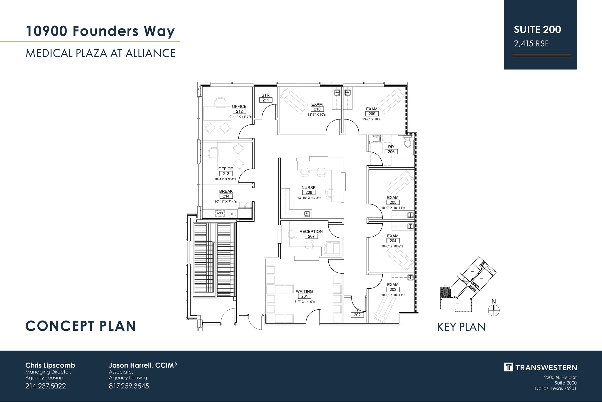 10900 Founders Way, Fort Worth, TX à louer Plan d  tage- Image 1 de 1