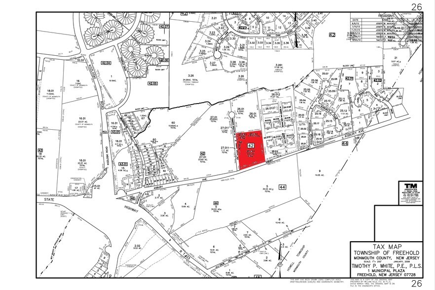 100 Commerce Dr, Freehold, NJ à louer - Plan cadastral - Image 3 de 27
