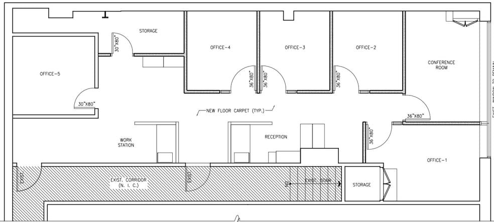 4522-4528 162nd St, Flushing, NY for lease - Floor Plan - Image 2 of 4
