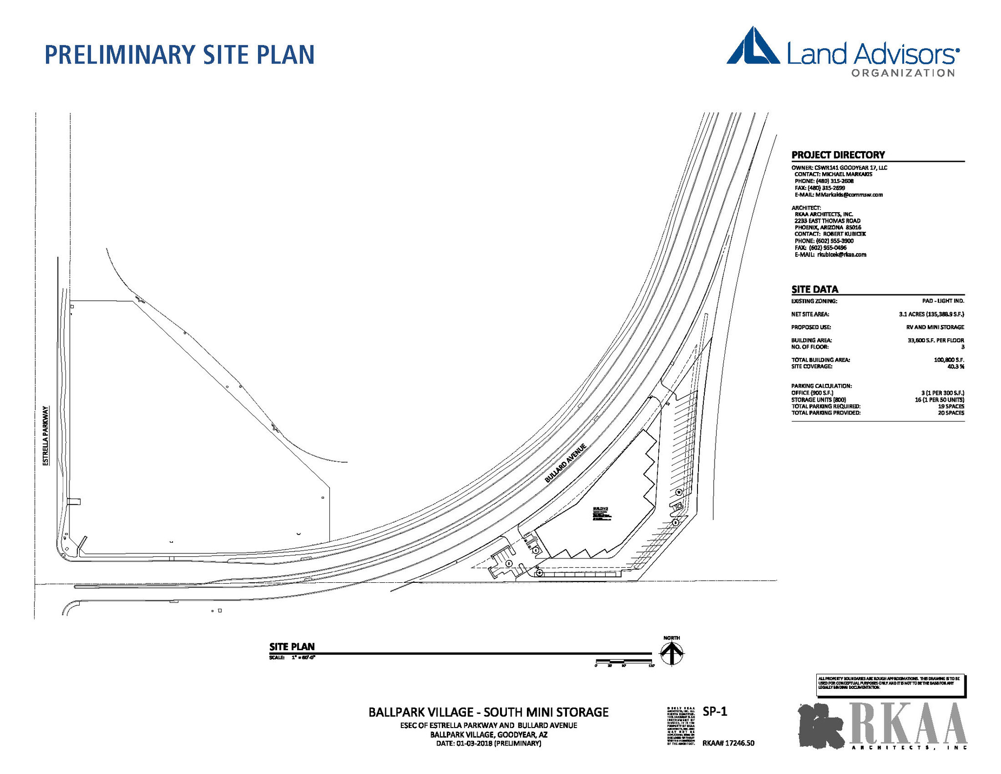 Sec Estrella Parkway & Bullard Ave, Goodyear, AZ à vendre Plan de site- Image 1 de 1