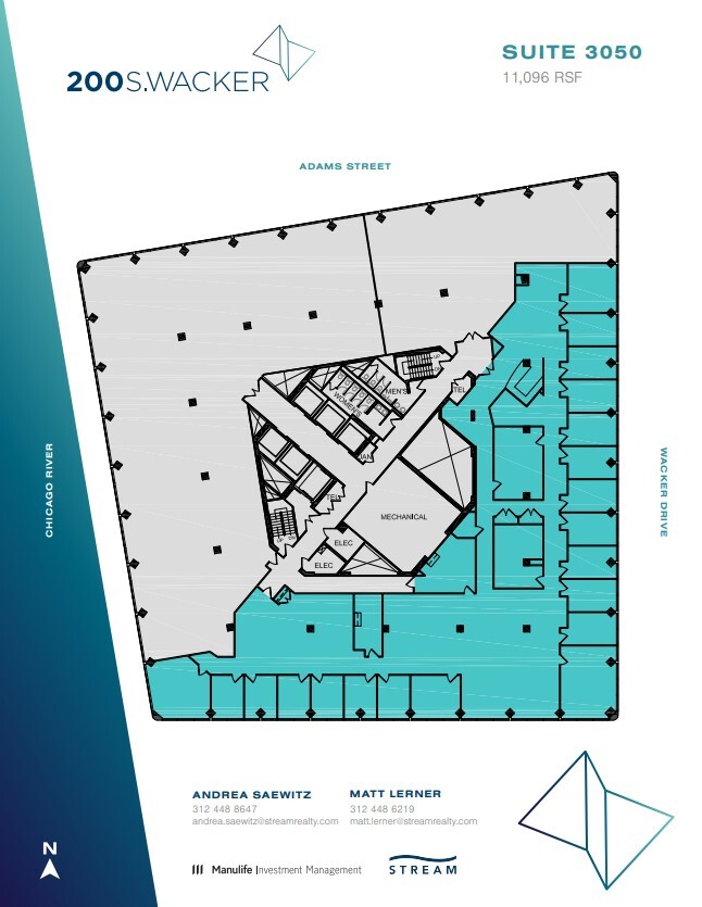 200 S Wacker Dr, Chicago, IL for lease Floor Plan- Image 1 of 1