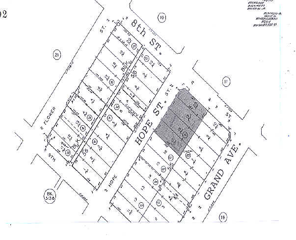 800 S Hope St, Los Angeles, CA à vendre - Plan cadastral - Image 1 de 1