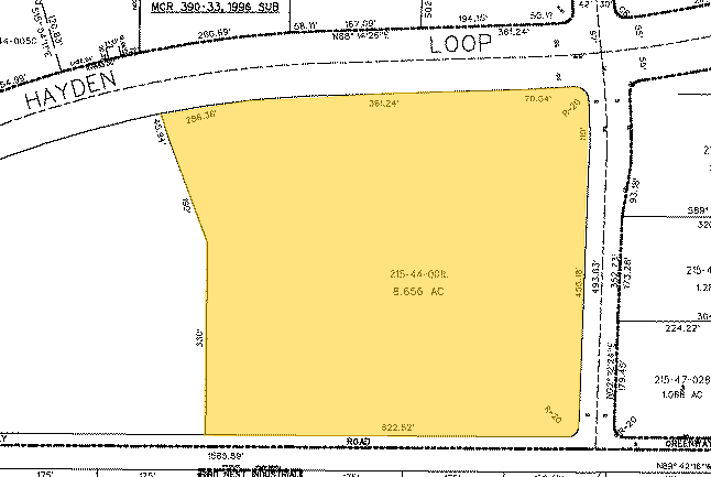 7550 E Greenway Rd, Scottsdale, AZ for lease - Plat Map - Image 2 of 4