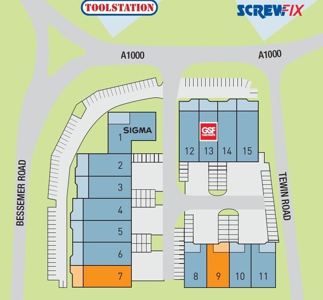 Little Mundells, Welwyn Garden City à louer - Plan de site - Image 3 de 5