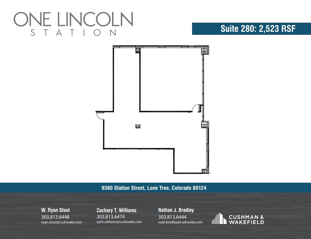 9380 Station St, Lone Tree, CO for lease Floor Plan- Image 1 of 1