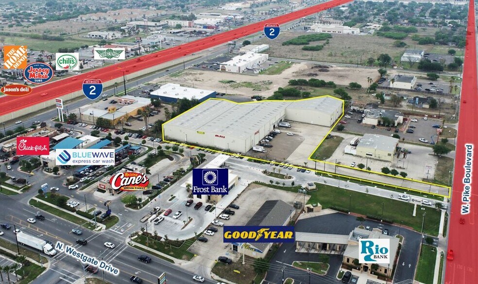 1502 W Pike Blvd, Weslaco, TX à louer - Photo du bâtiment - Image 3 de 14