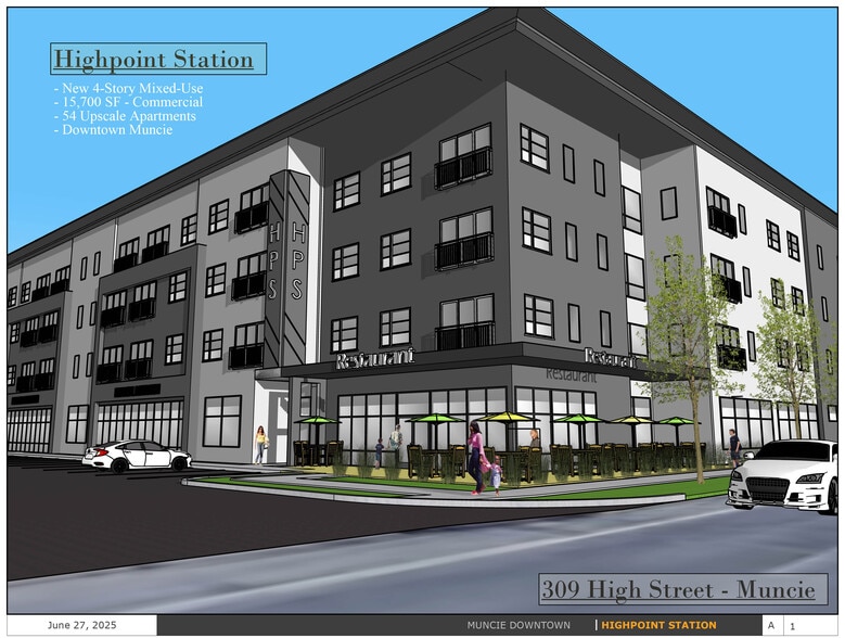 309 N High St, Muncie, IN for lease - Construction Photo - Image 1 of 3