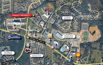 6321 Ranch Dr, Little Rock, AR - AÉRIEN Vue de la carte