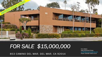 Plus de détails pour 853 Camino del Mar, Del Mar, CA - Bureau à vendre