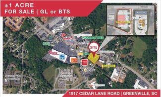 More details for 1917 Cedar Lane, Greenville, SC - Land for Lease